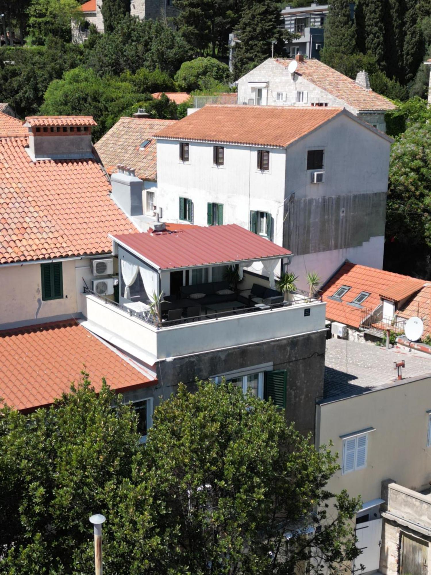 Prime Location Penthouse Apt With A Large Terrace Split Luaran gambar